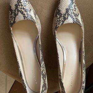 Coach pumps. Size 11. Never worn.
